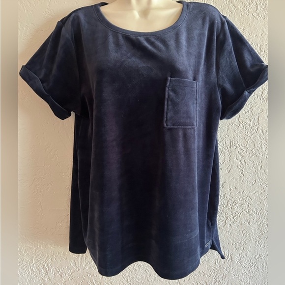 Marc New York Navy soft short sleeve women's shirt size XL - Picture 1 of 6